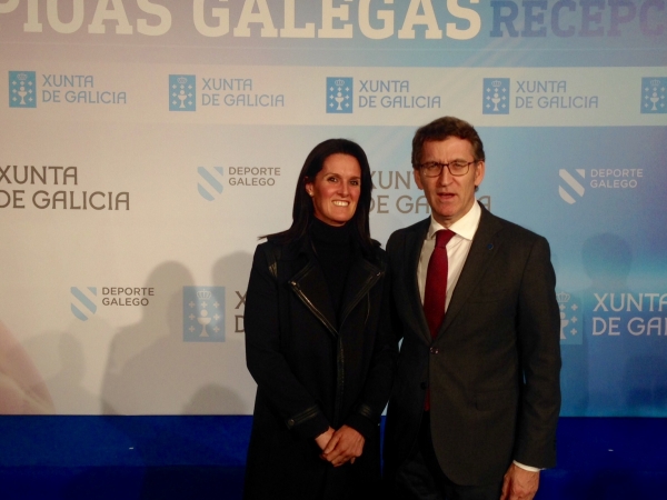 LA XUNTA DE GALICIA RECIBE A RAQUEL RODRIGUEZ.