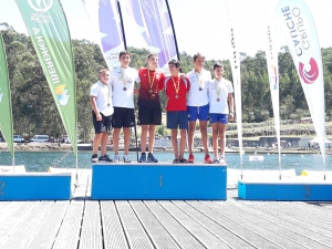 DAVID SILVA Y NOE MORAÑA MEDALLA DE BRONCE EN EL CTO.  DE ESPAÑA DE JÓVENES PROMESAS